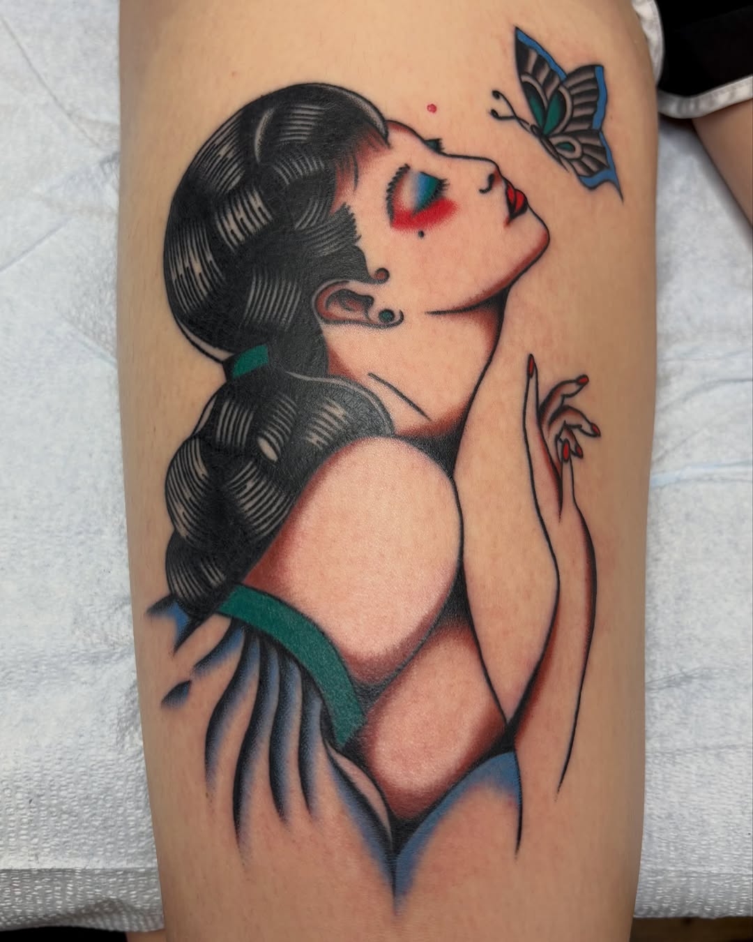 Tattoo by @homesicktat2 — american_traditional, neo_traditional