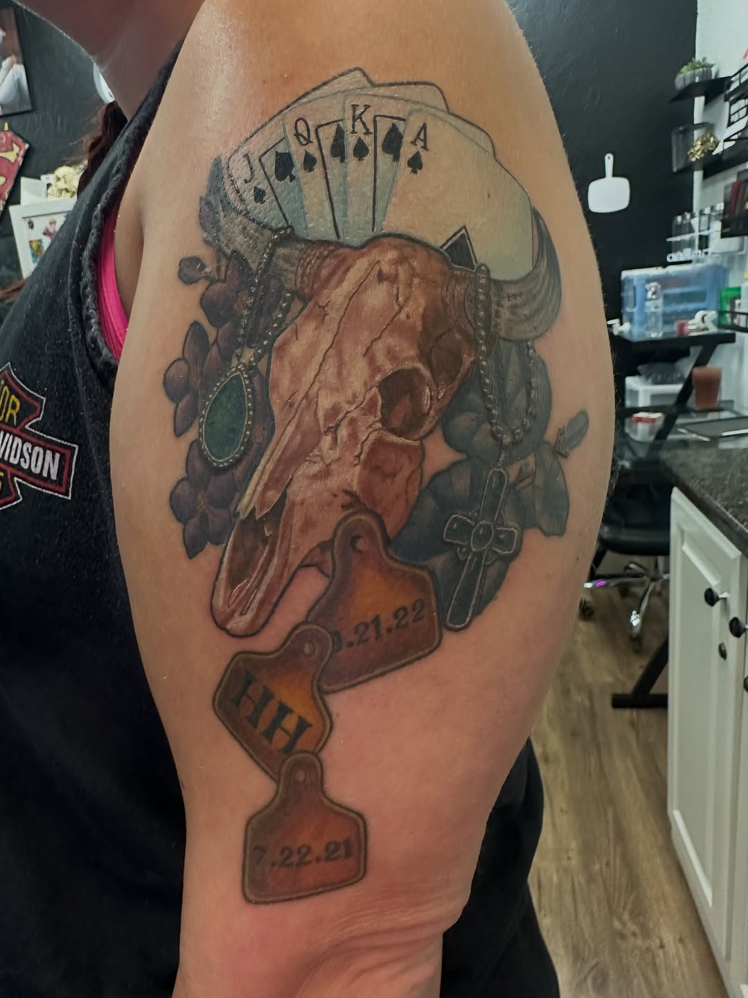 Tattoo by @tattoosbydanimarie — realism, black_and_grey
