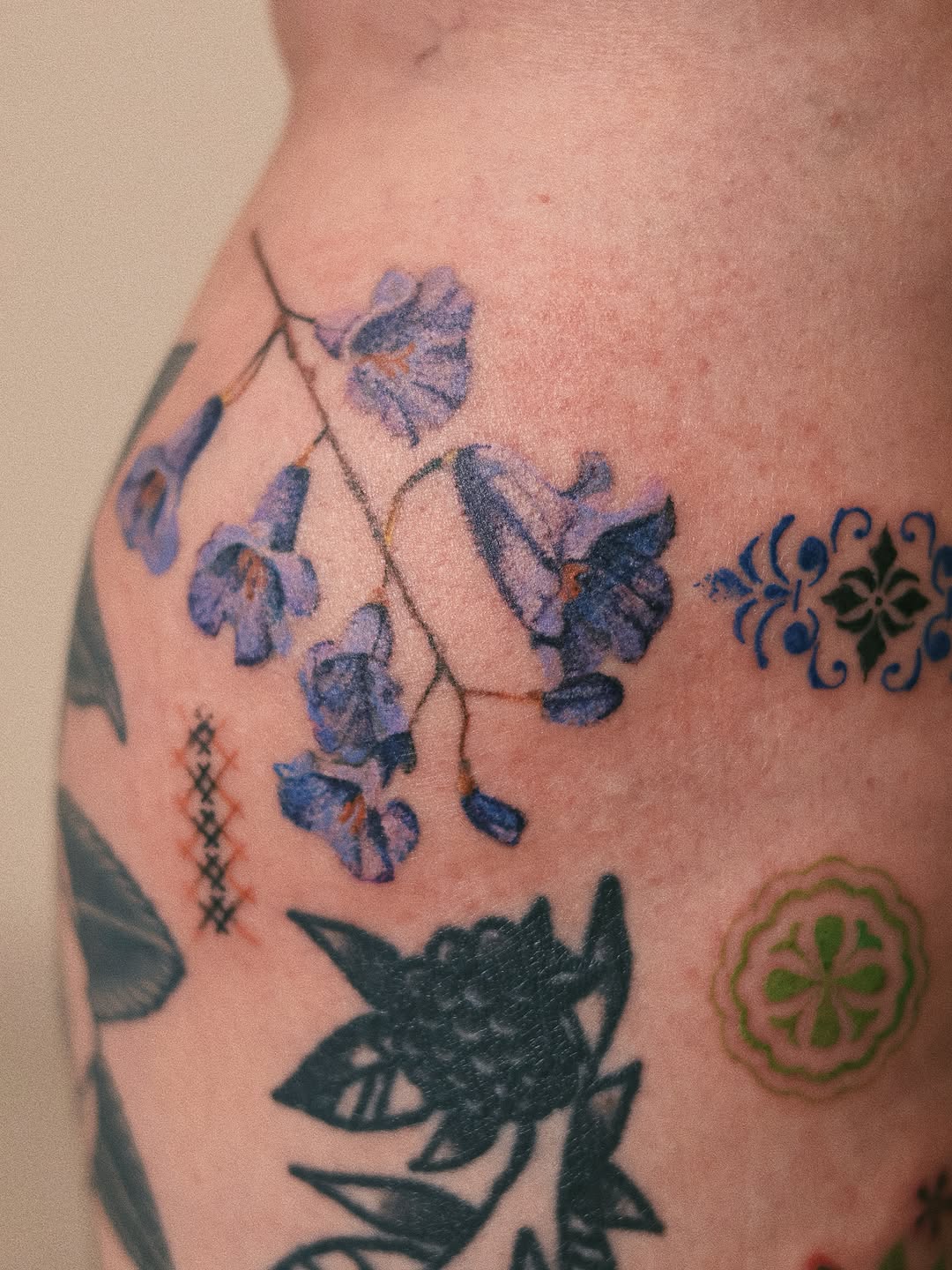 Tattoo by @miikasche — fine_line, watercolor