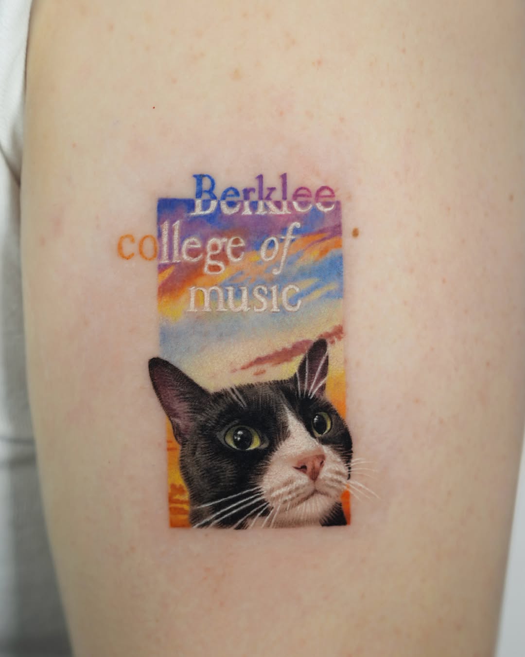 Tattoo by @inkspace_junyi — realism, lettering_script