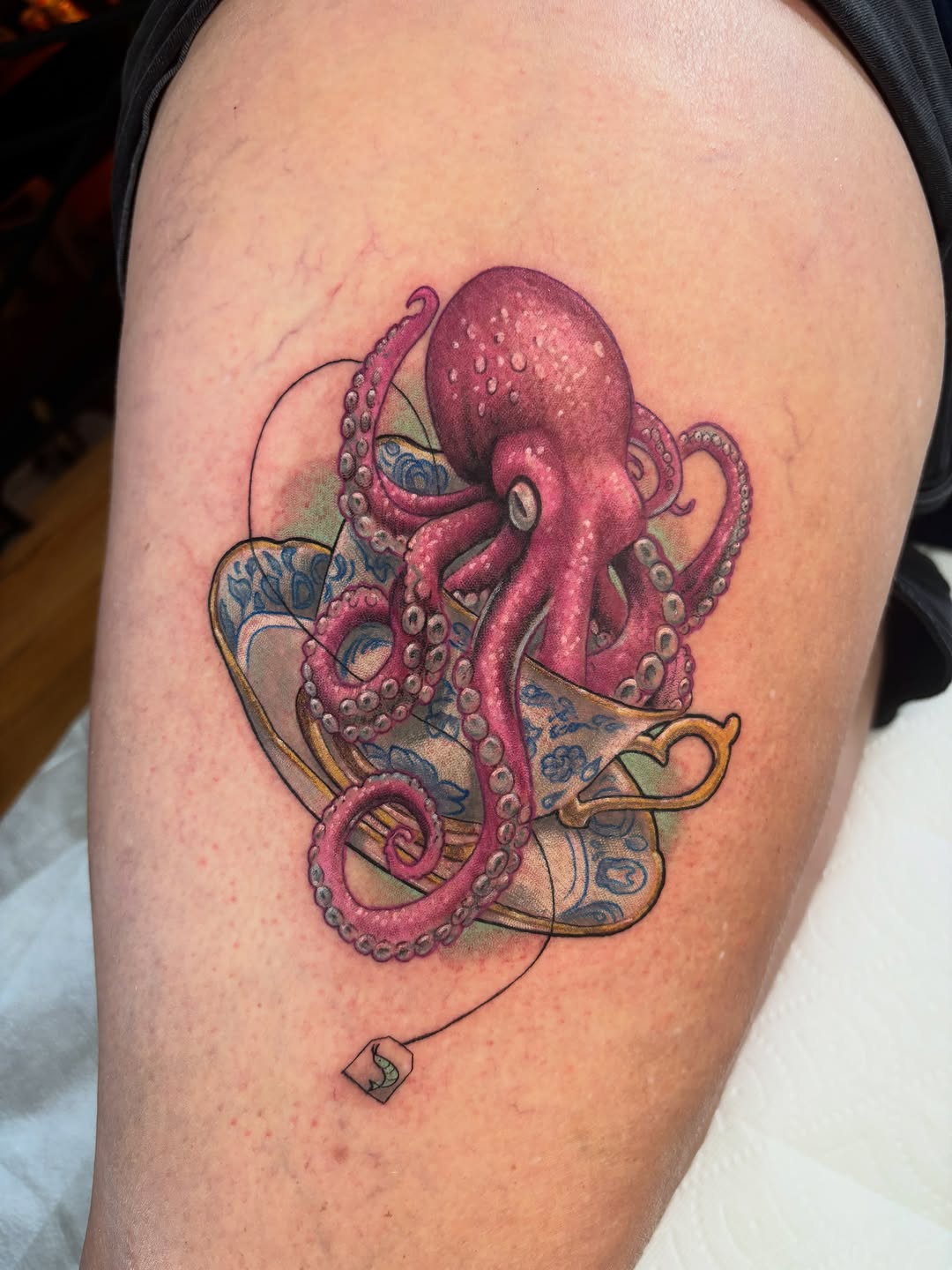 Tattoo by @clumsysurgeon — realism, color