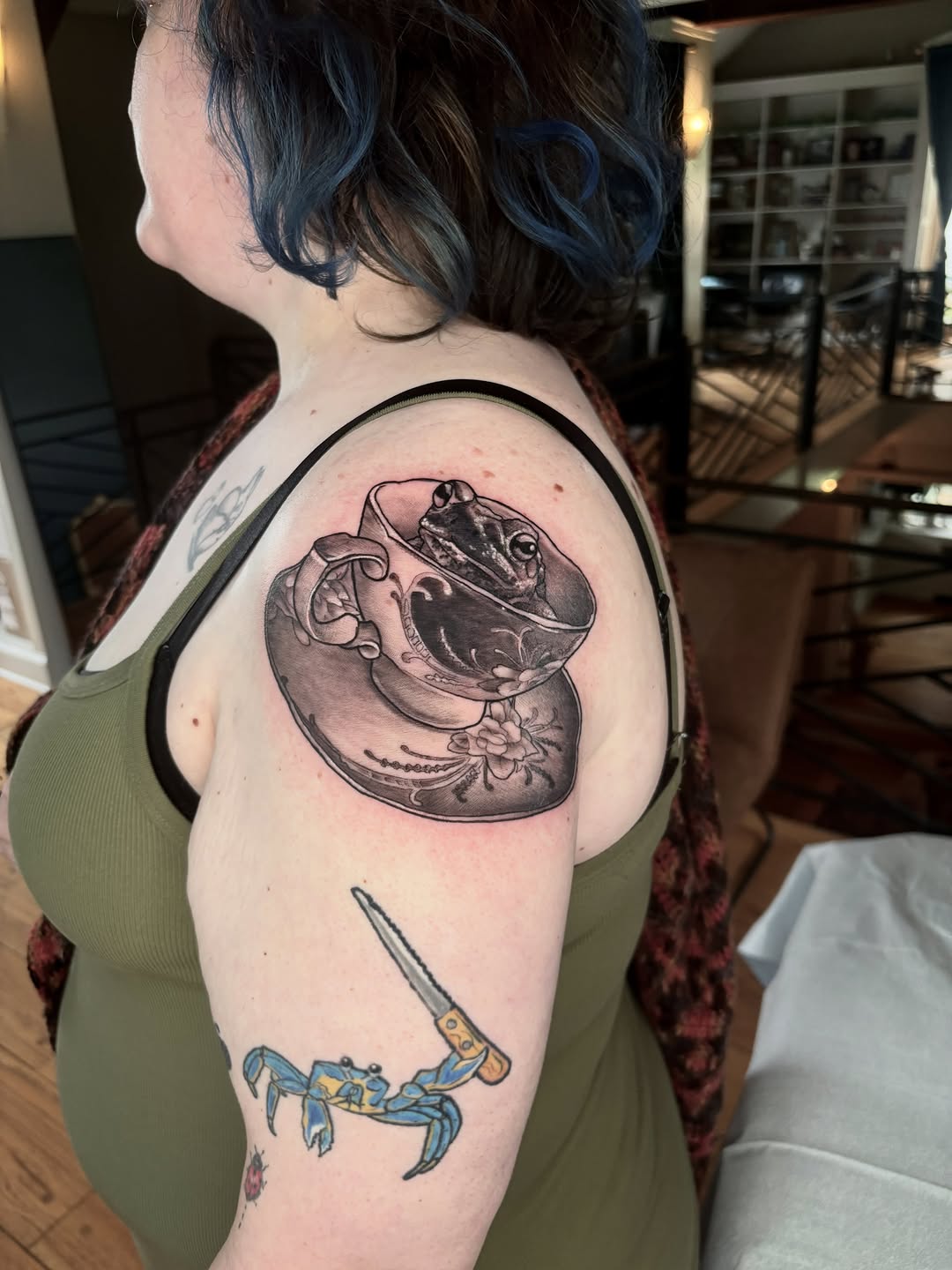 Tattoo by @clumsysurgeon — black_and_grey, realism
