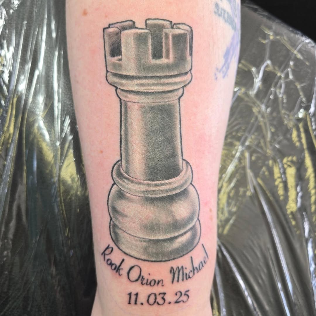 Tattoo by @beardsley_tattoos — realism, black_and_grey