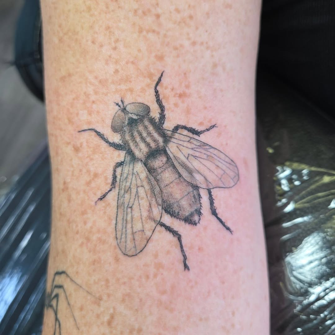 Tattoo by @beardsley_tattoos — realism, black_and_grey