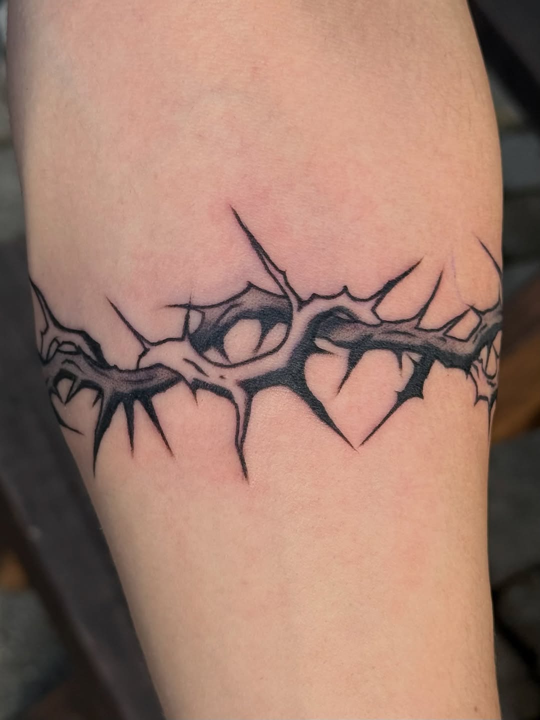 Tattoo by @ceilingham — blackwork, black_and_grey