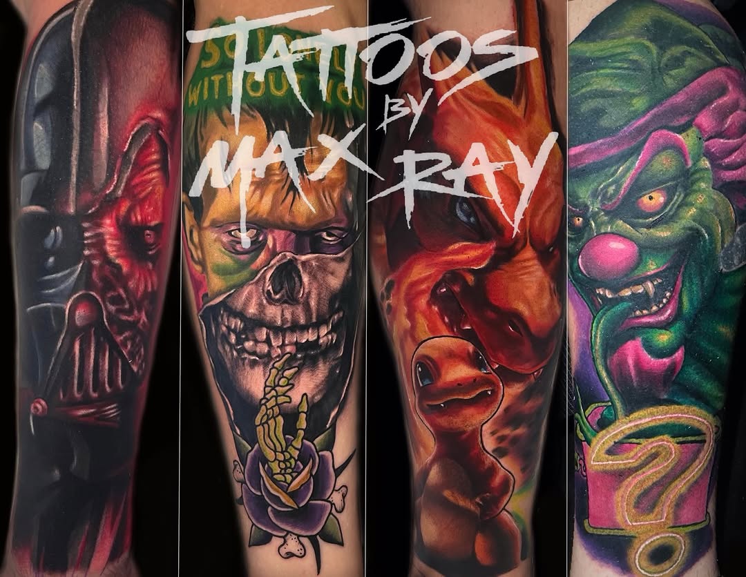 Tattoo by @maxraytattoos โ realism, new_school