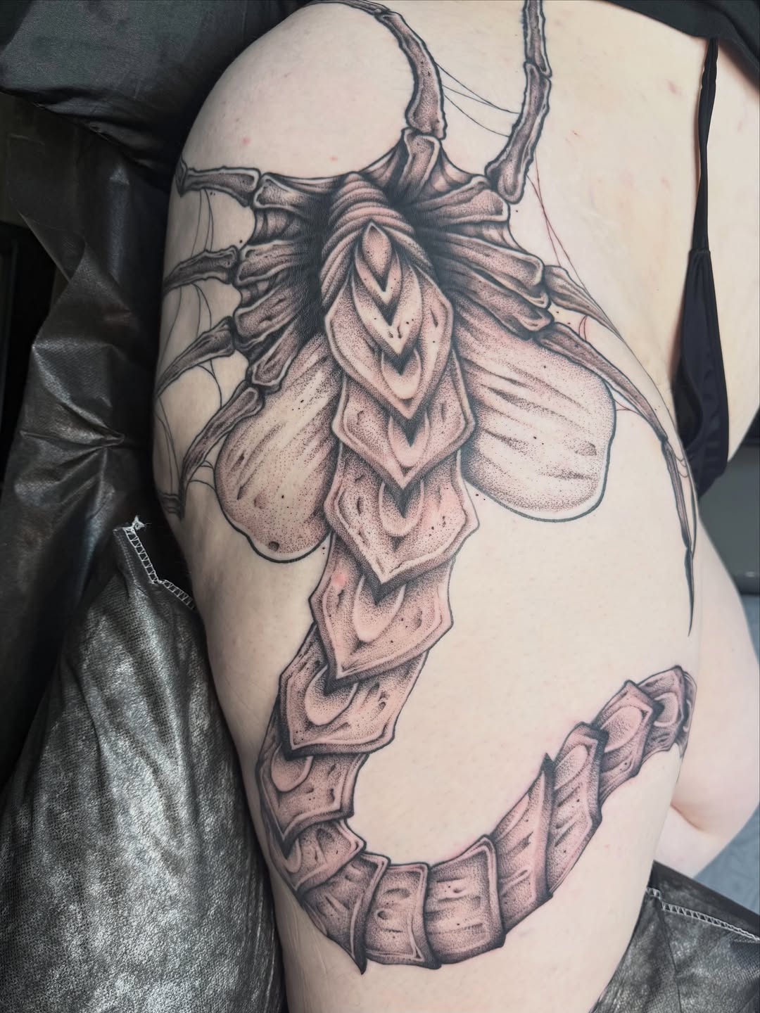 Tattoo by @bodyartbyali β dotwork, dark_realism
