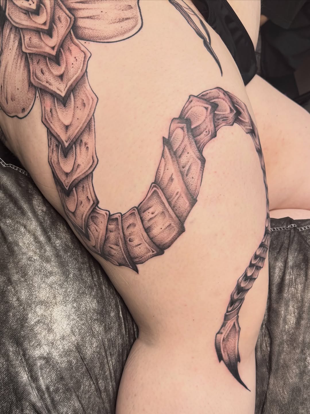 Tattoo by @bodyartbyali β dotwork, black_and_grey