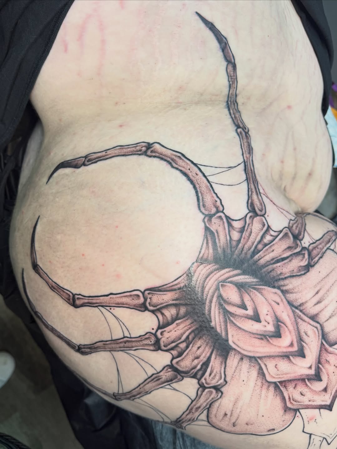 Tattoo by @bodyartbyali β realism, dotwork