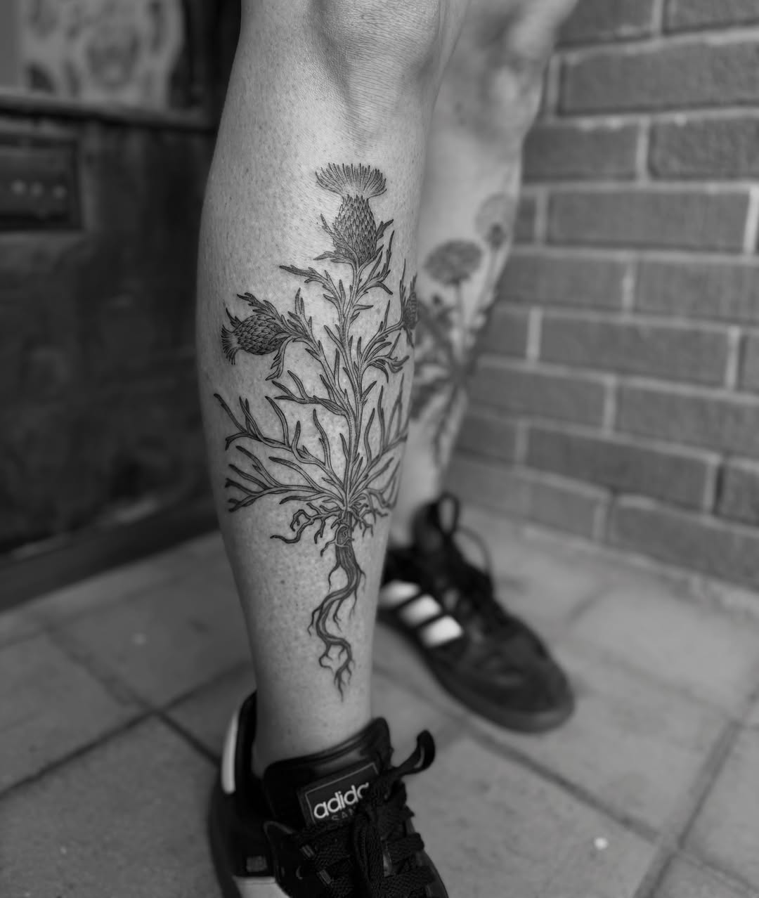 Tattoo by @alexbrooke — black_and_grey, realism