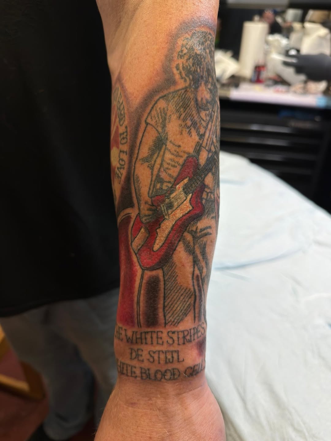 Tattoo by @vectordoe — illustrative, lettering_script