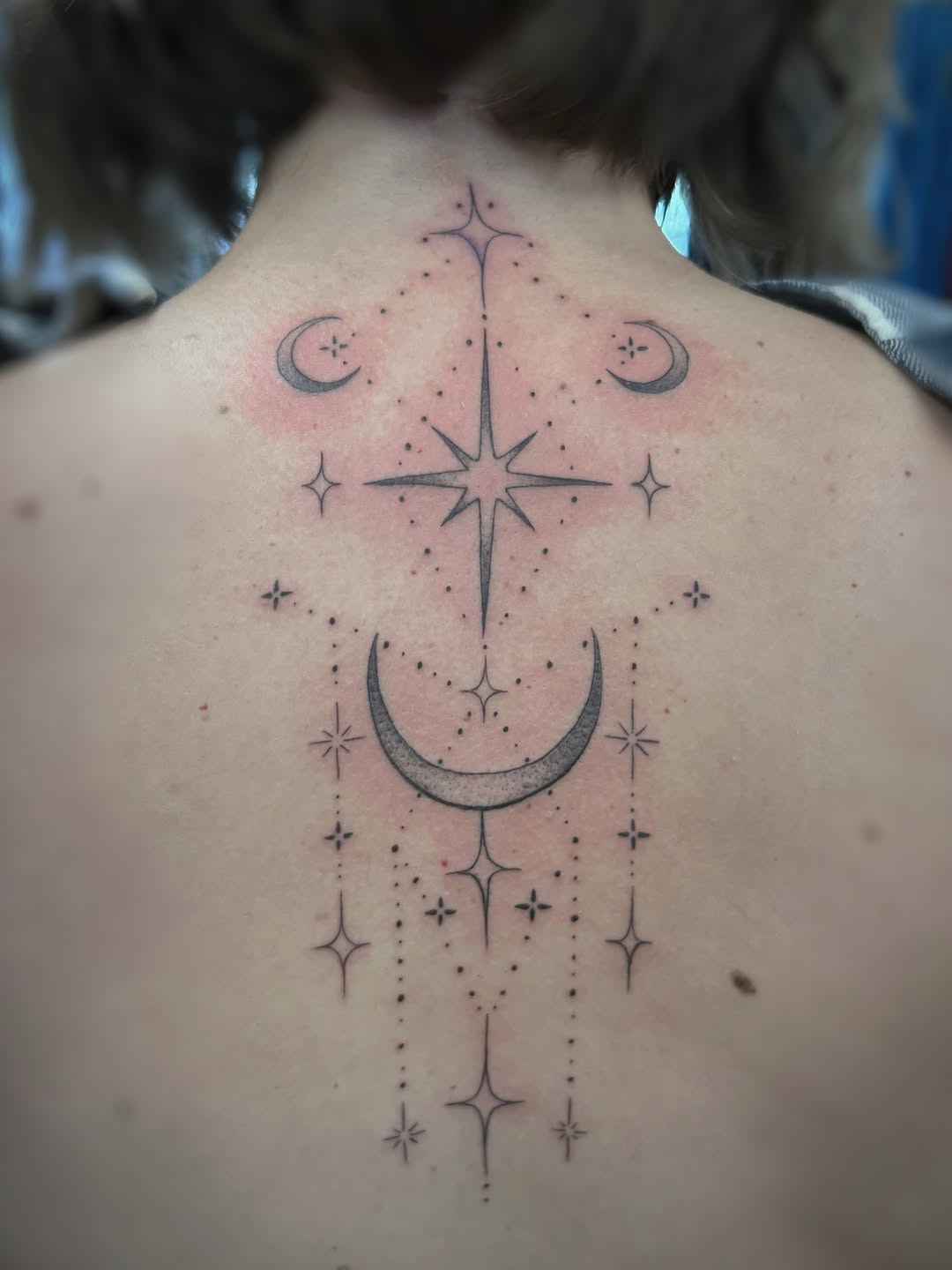Tattoo by @ocallaghan.inks โ fine_line, dotwork