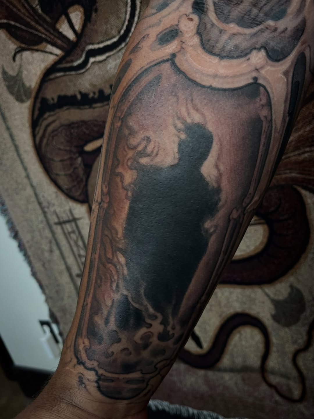 Tattoo by @evanmakesart — realism, black_and_grey