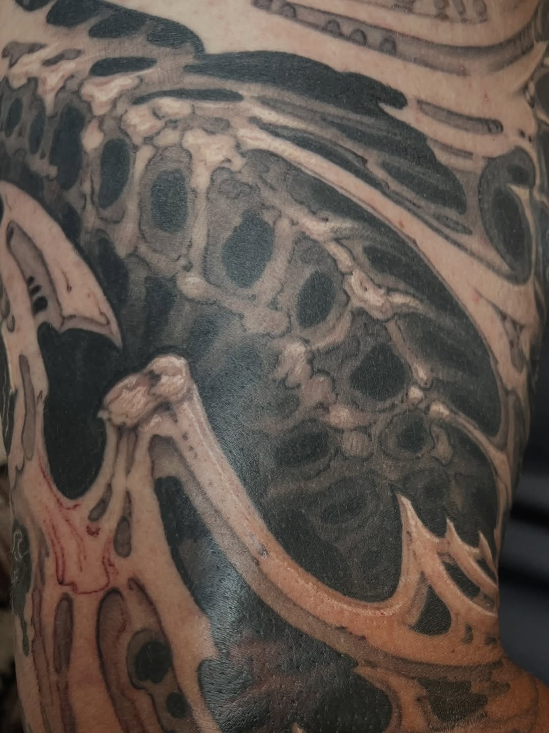 Tattoo by @evanmakesart — black_and_grey, realism