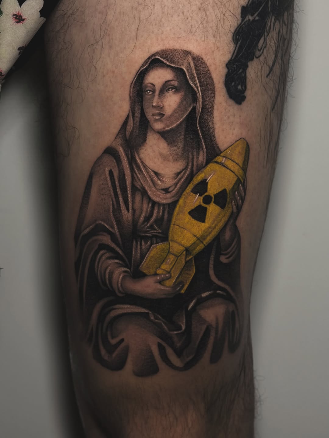 Tattoo by @owens_tattoos — realism, black_and_grey