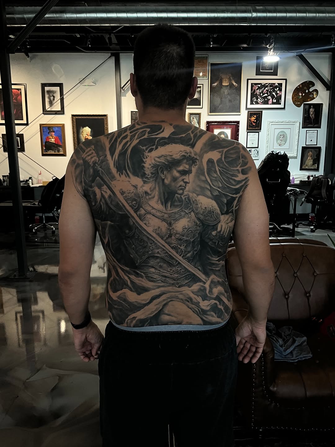 Tattoo by @coryjamestattoo — realism, black_and_grey