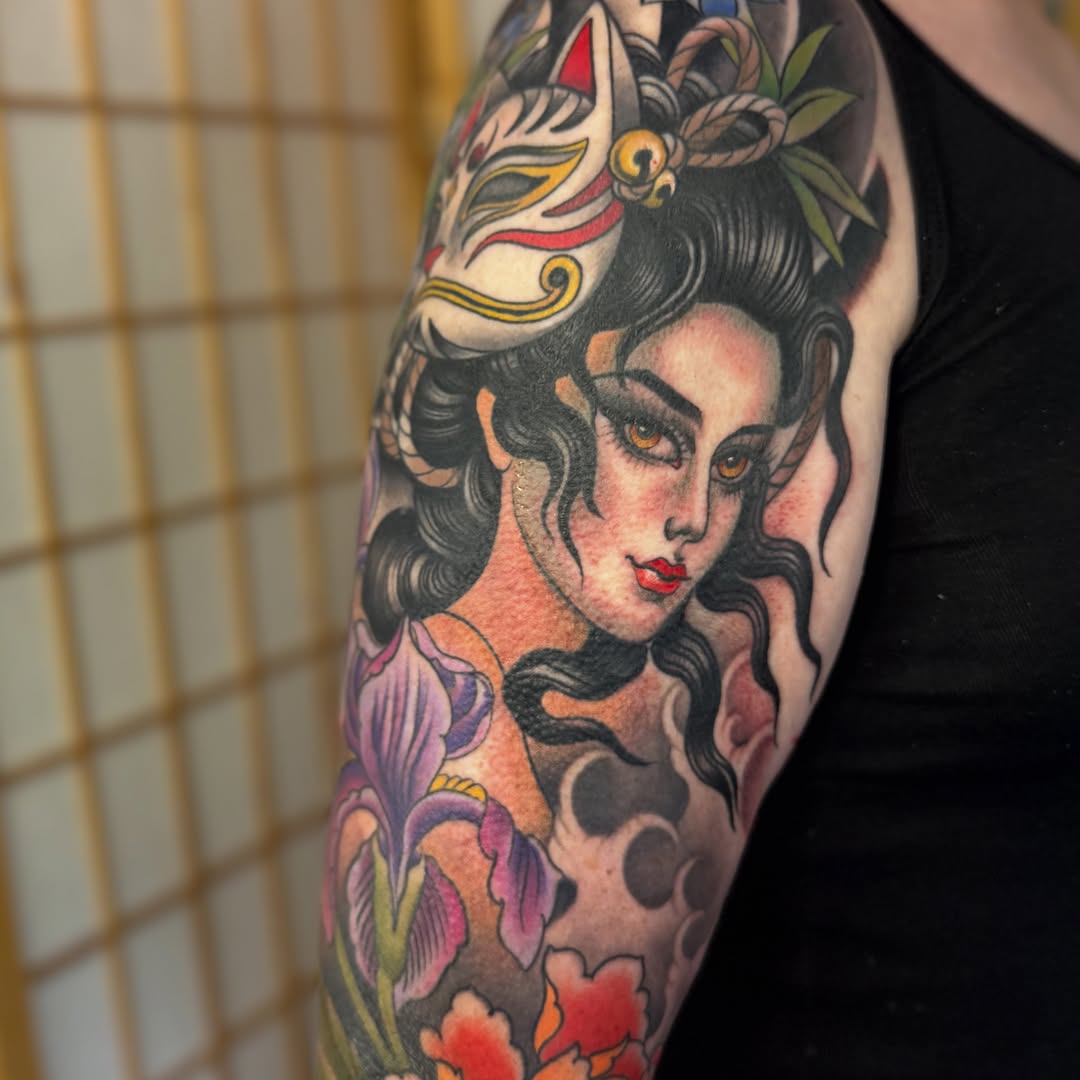 Tattoo by @tattoosbyanya — neo_traditional, japanese_irezumi