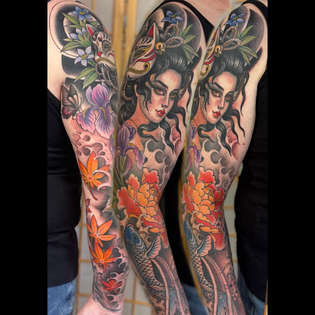 Tattoo by @tattoosbyanya — japanese_irezumi, neo_traditional