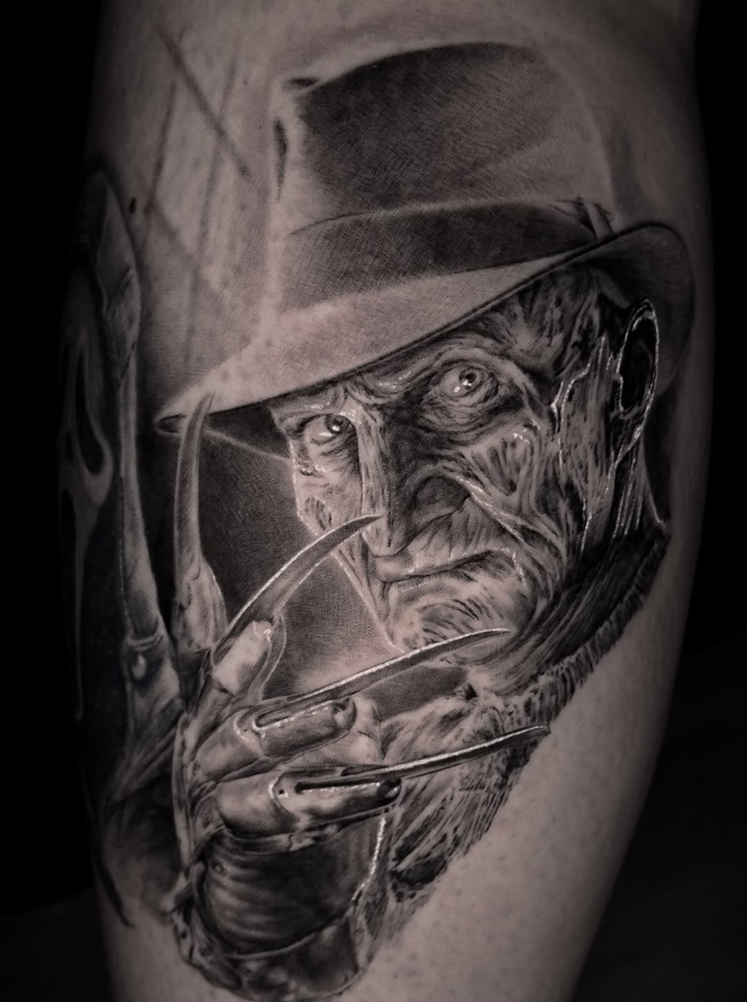 Tattoo work at Villain Arts Nashville Tattoo Convention 2026