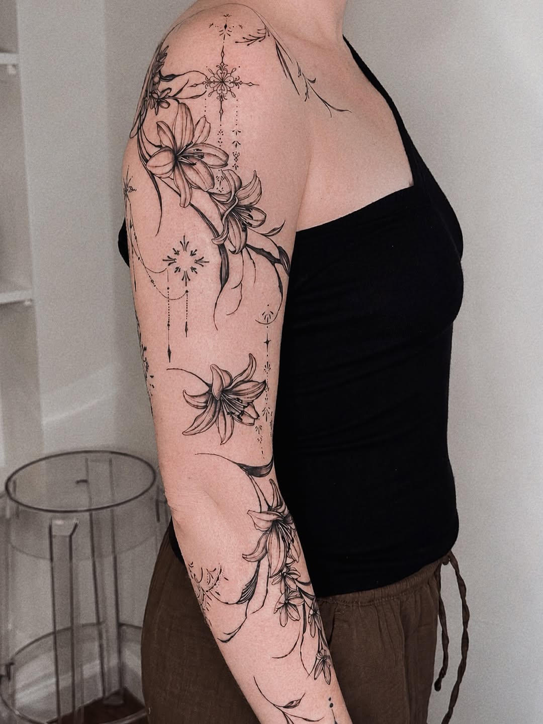 Tattoo by @mjtattoonyc — fine_line, ornamental