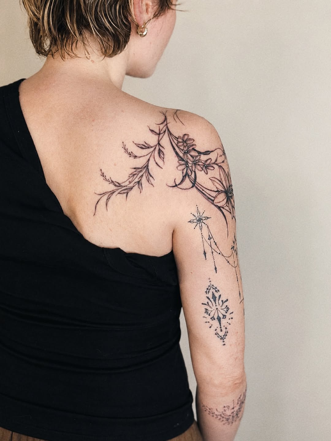 Tattoo by @mjtattoonyc — fine_line, ornamental