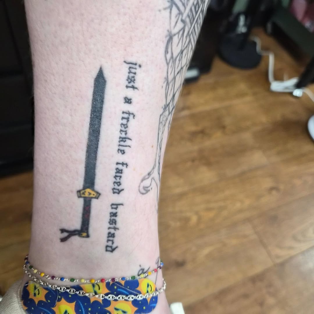 Tattoo by @teresarosetattoos — lettering_script