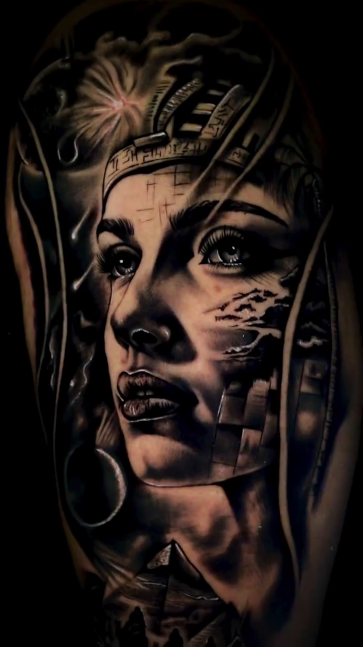 Tattoo by @botero_tattoo — realism, black_and_grey