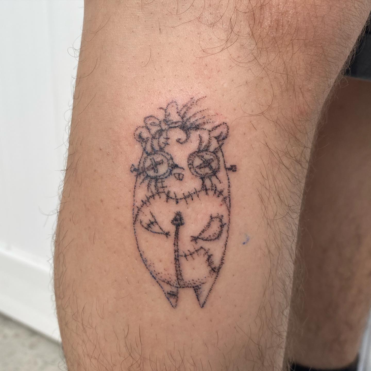 Tattoo by @feverfeverish — ignorant, sketch