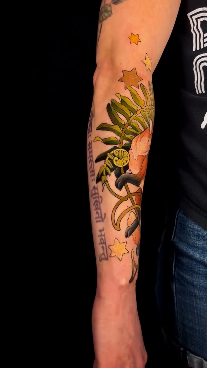 Tattoo by @moss.goblin — neo_traditional, realism