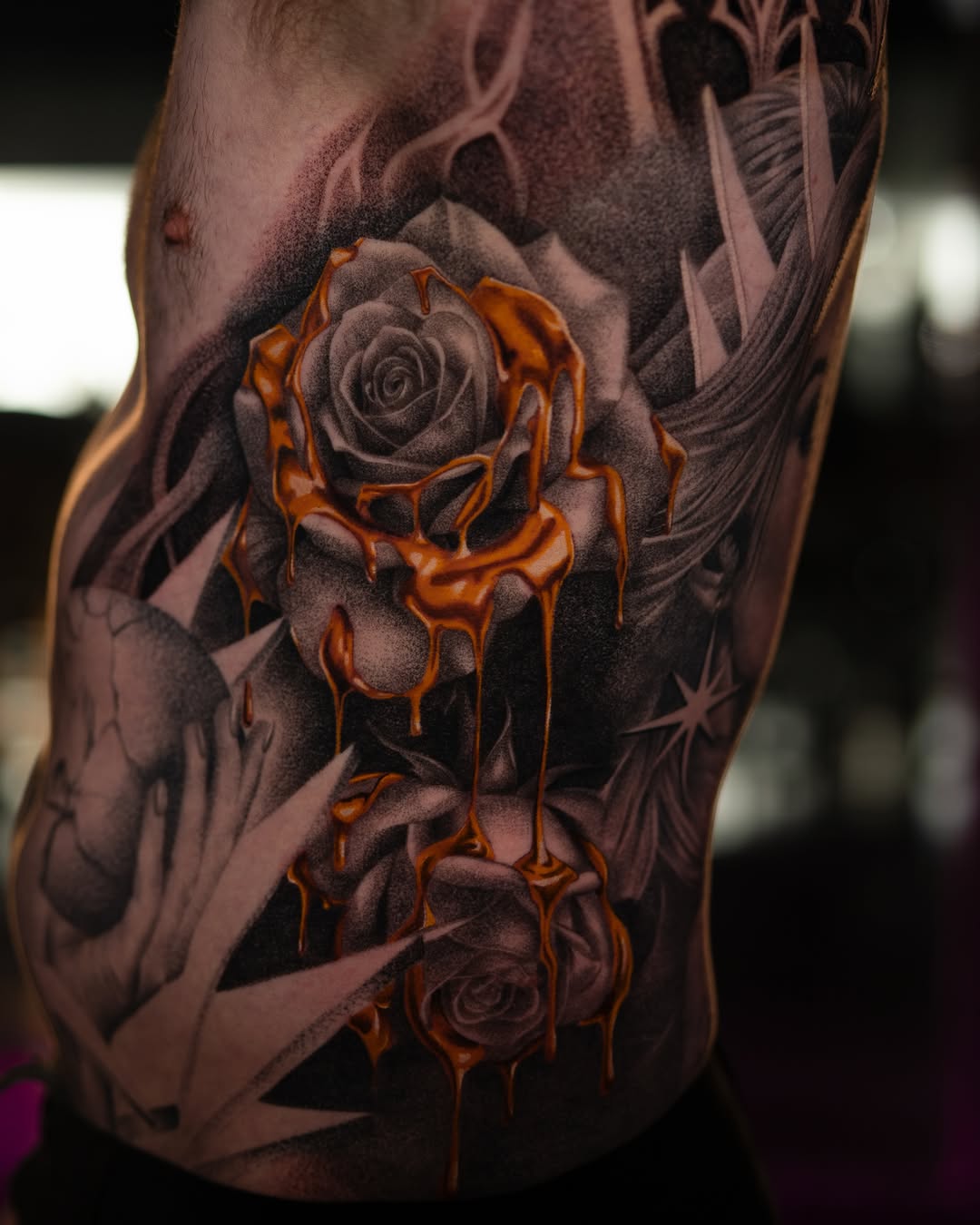 Tattoo by @jonlaflore — realism, black_and_grey