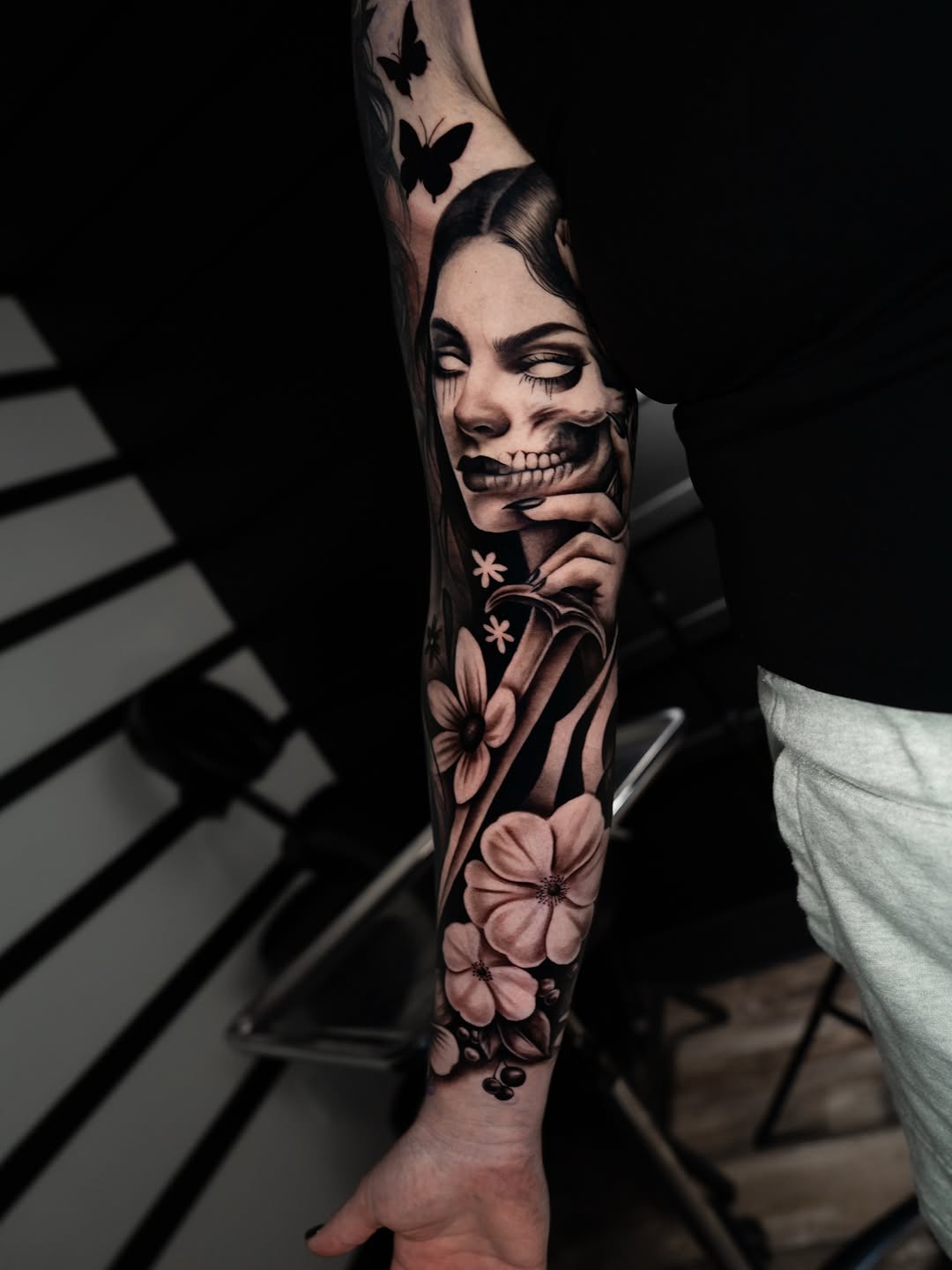 Tattoo by @mckenna_tattoo — black_and_grey, realism