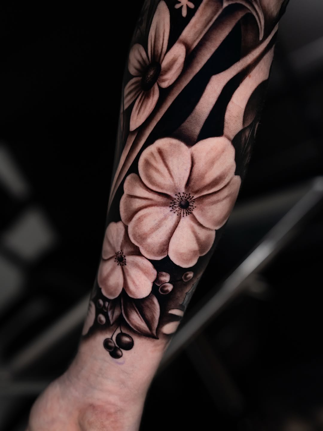 Tattoo by @mckenna_tattoo — realism, black_and_grey