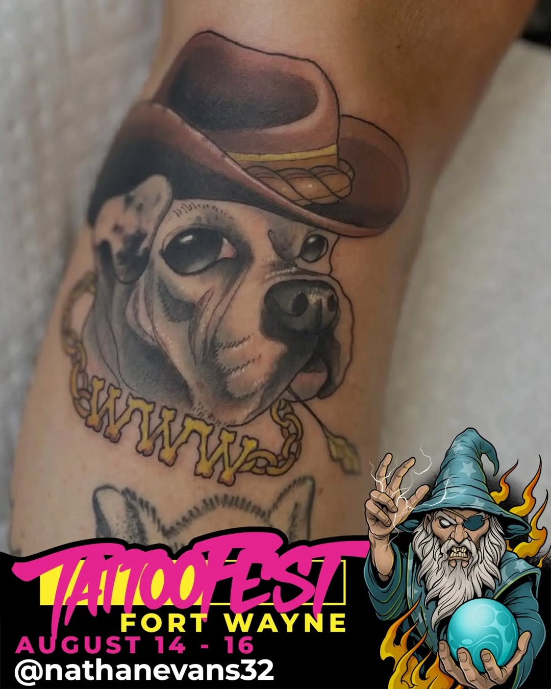 Tattoo by @fortwaynetattoofestival — realism, black_and_grey