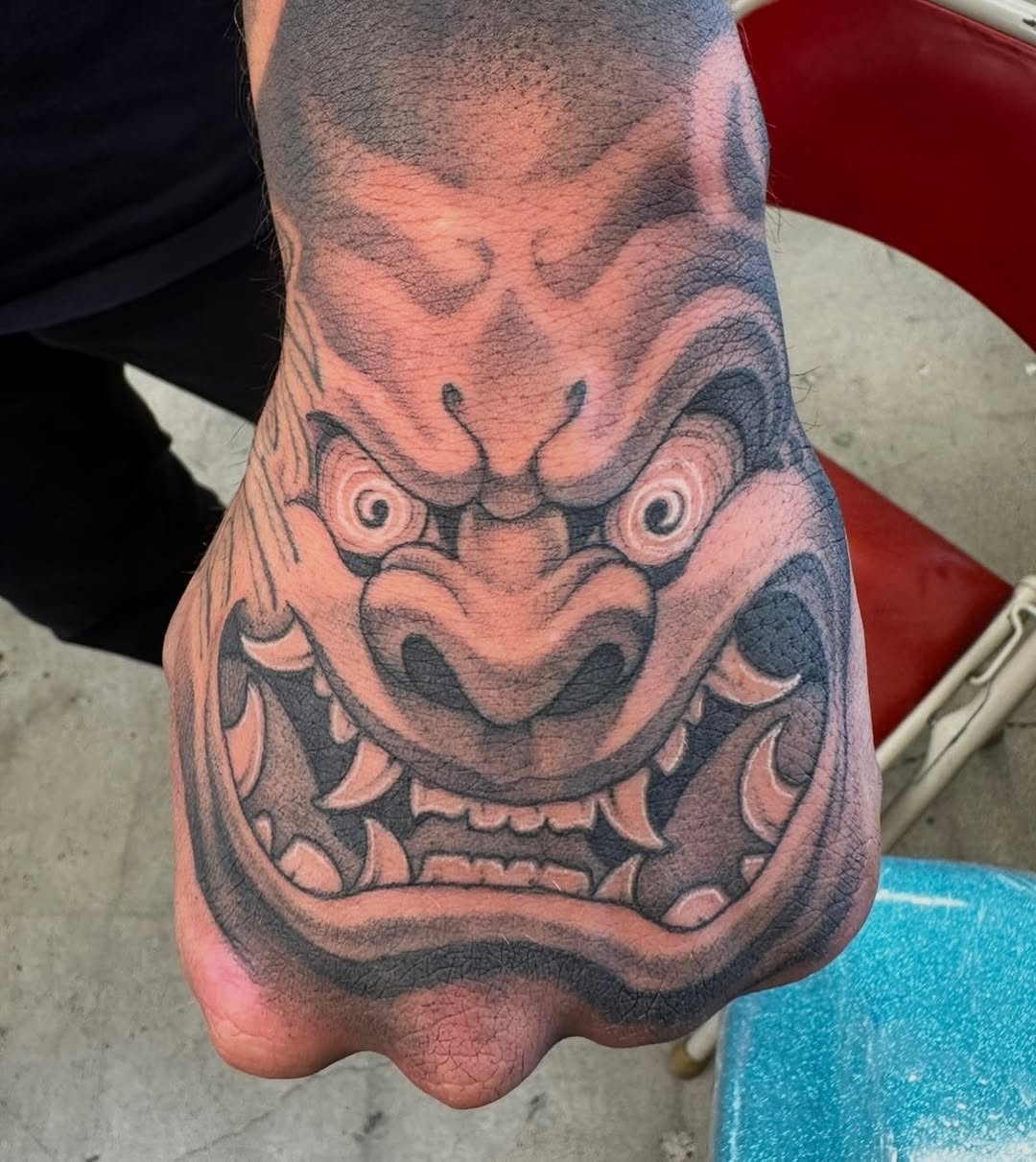 Tattoo by @justinhendrick — japanese_irezumi, black_and_grey