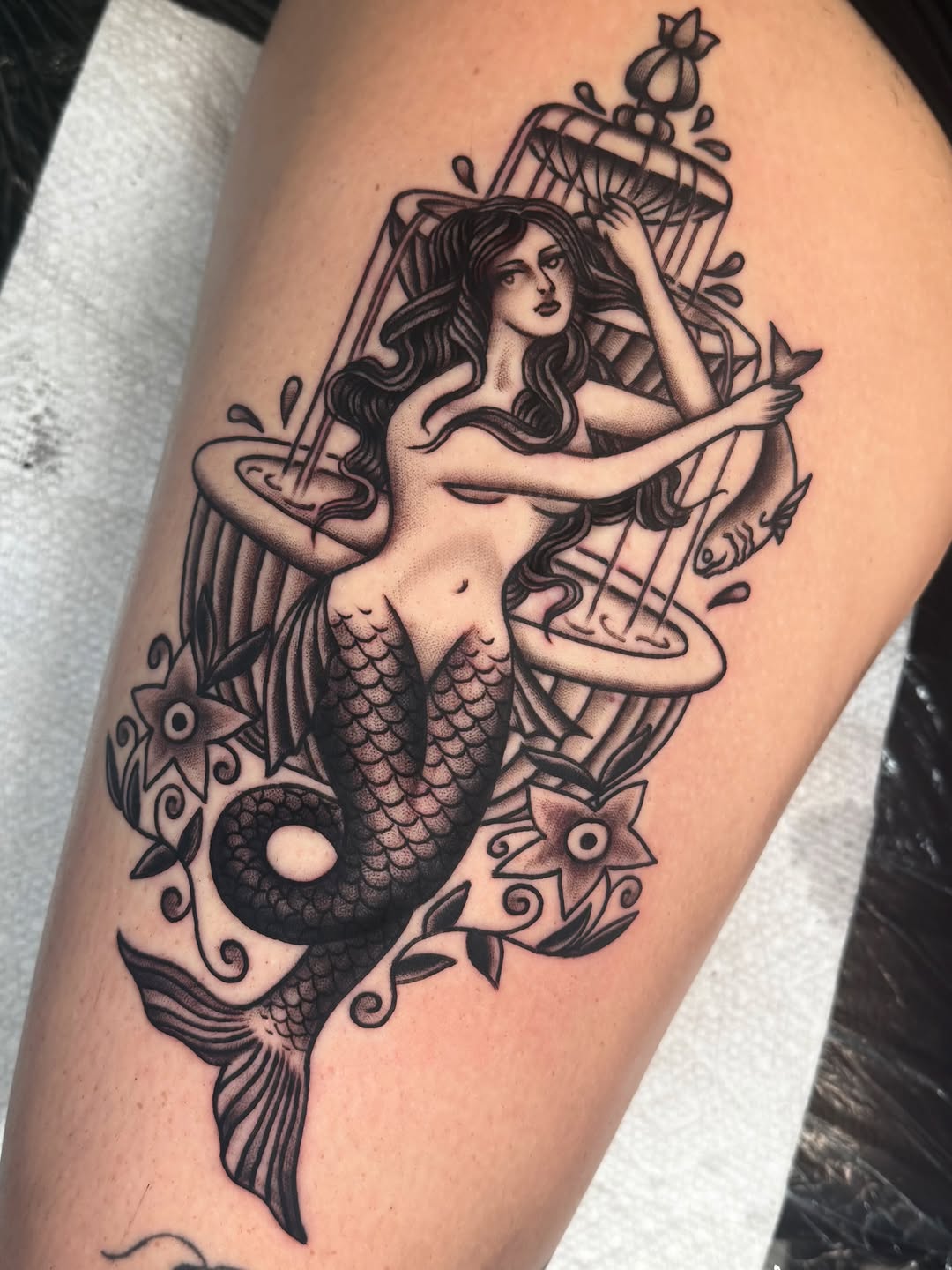 Tattoo by @instagrahamvogel โ american_traditional, black_and_grey