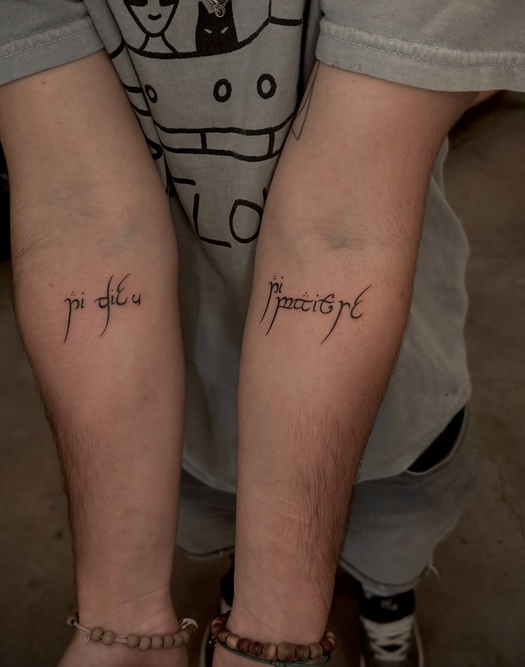 Tattoo by @tattoowithli — lettering_script, fine_line