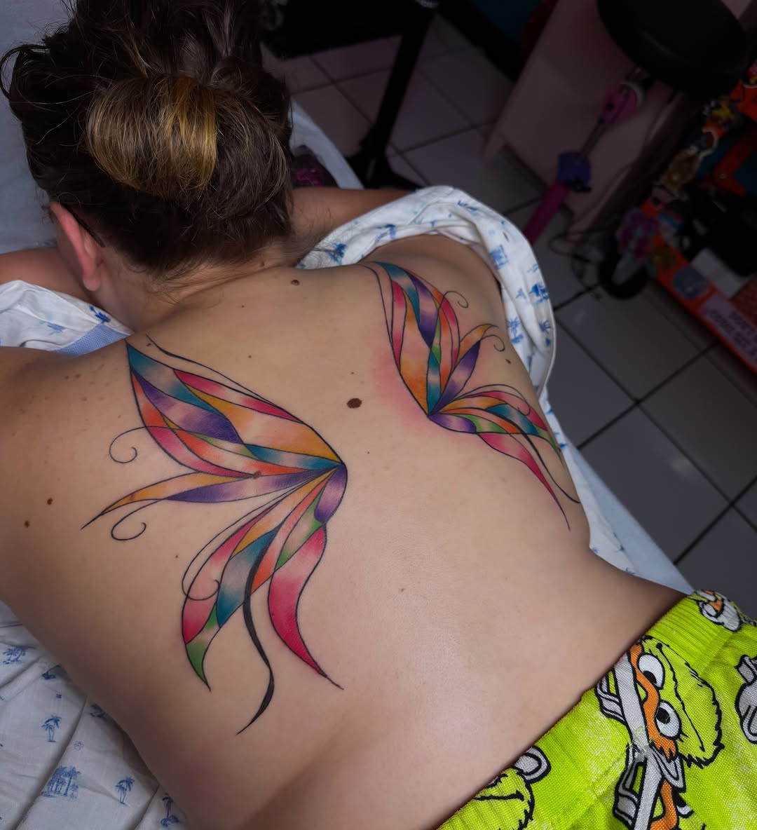 Tattoo by @crystal_rose_art_ β watercolor, fine_line