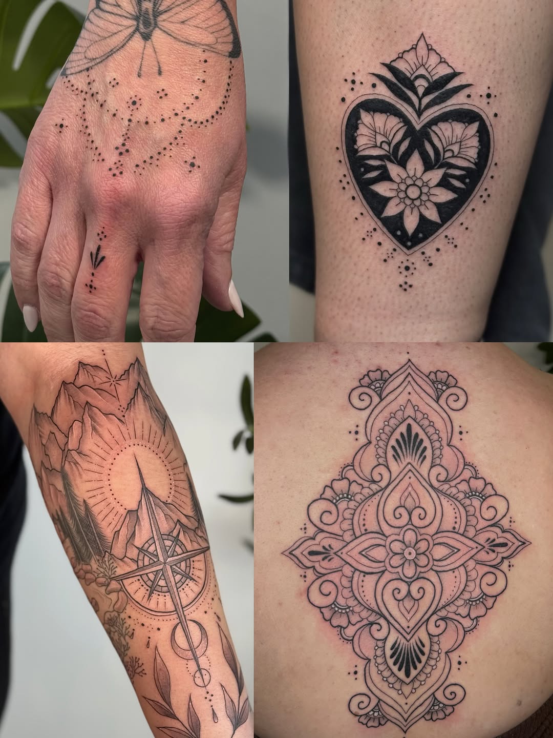 Tattoo by @inkbyleah_ โ fine_line, dotwork