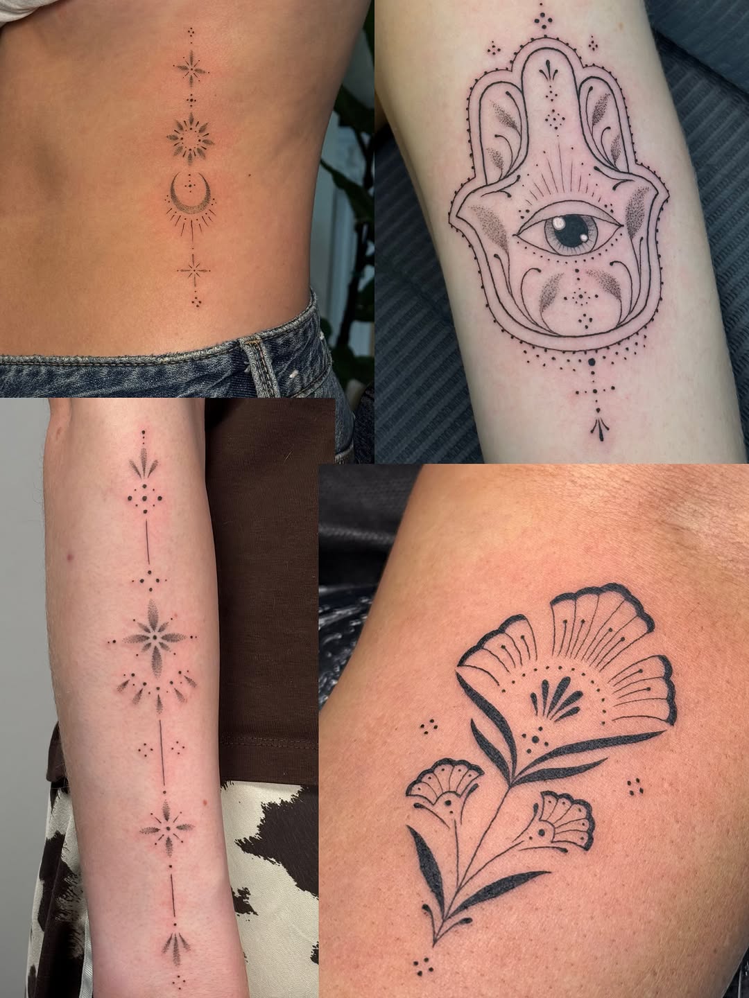 Tattoo by @inkbyleah_ โ fine_line, dotwork
