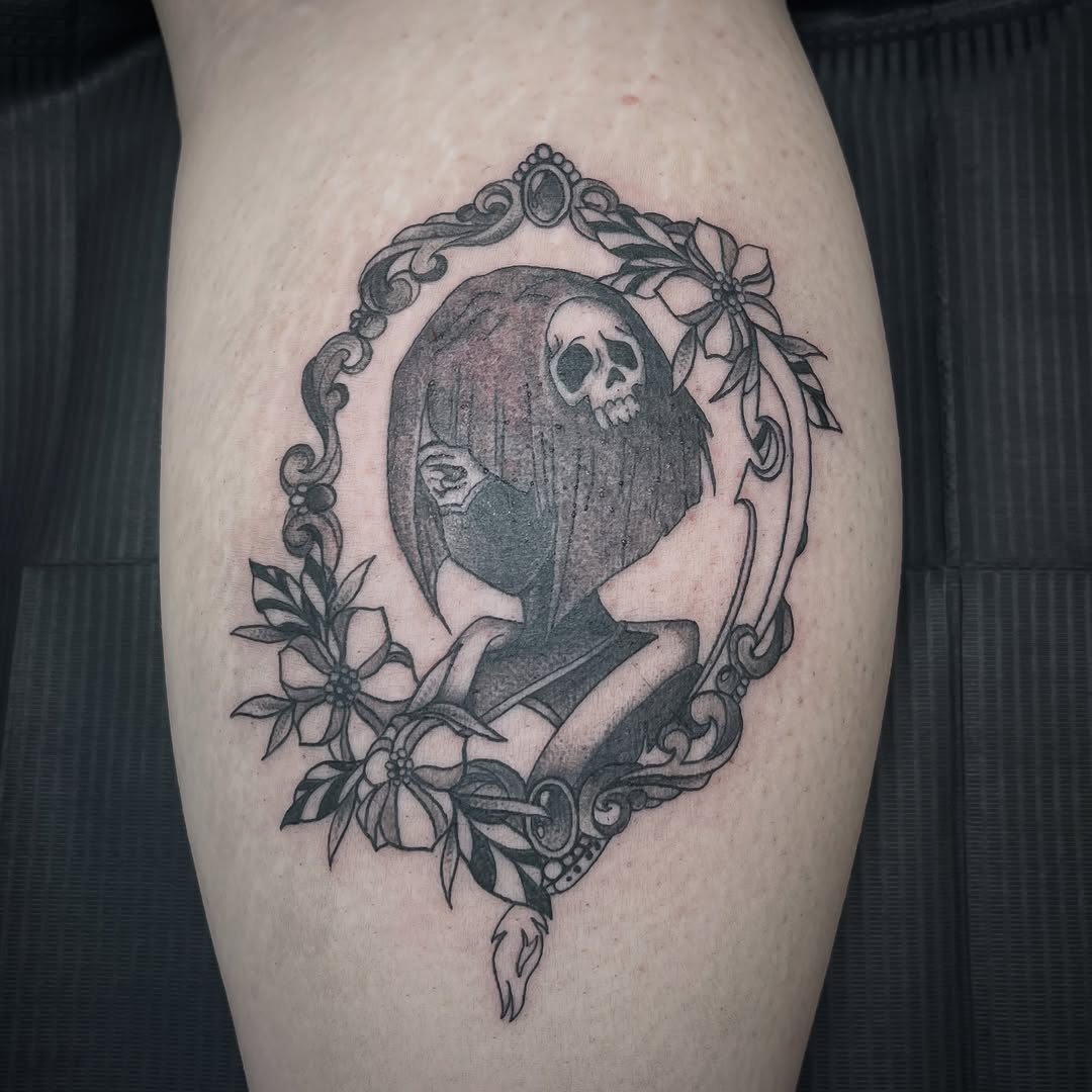 Tattoo by @sailor_riot — dark_realism, ornamental