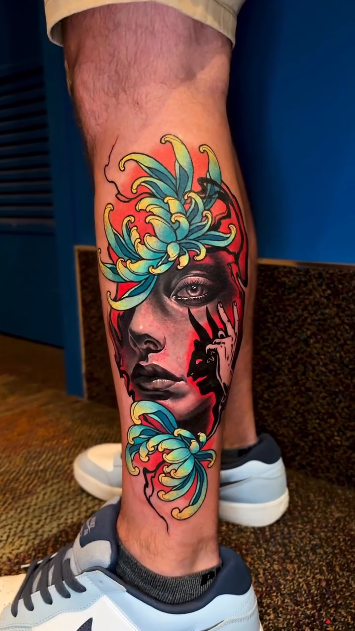 Tattoo by @sethholmestattoos — realism, trash_polka