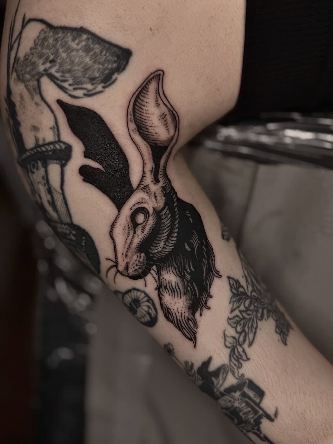 Tattoo by @korztattoo — black_and_grey, illustrative