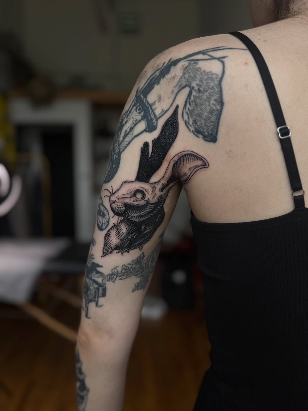 Tattoo by @korztattoo — black_and_grey, illustrative
