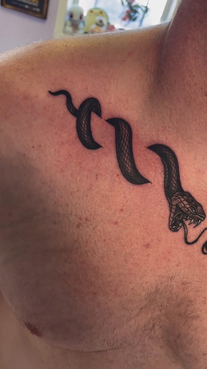 Tattoo by @inkedbymiked — blackwork