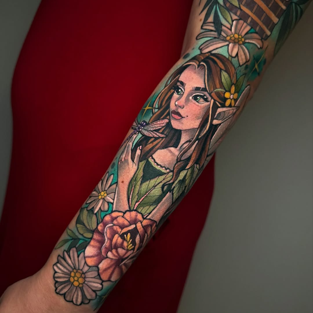 Tattoo by @aislynleigh — neo_traditional, illustrative
