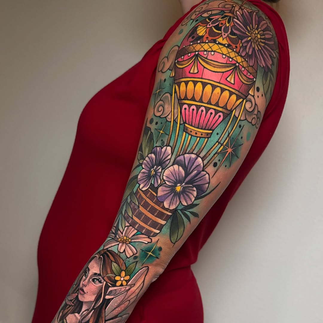 Tattoo by @aislynleigh — new_school, neo_traditional
