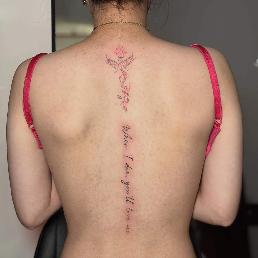Tattoo by @yennyinktattoo — lettering_script, fine_line