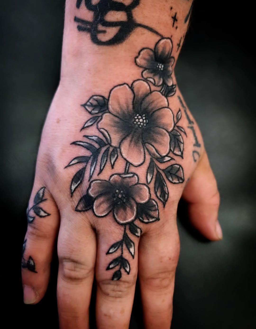 Tattoo by @midnight.panda.ink — black_and_grey, fine_line