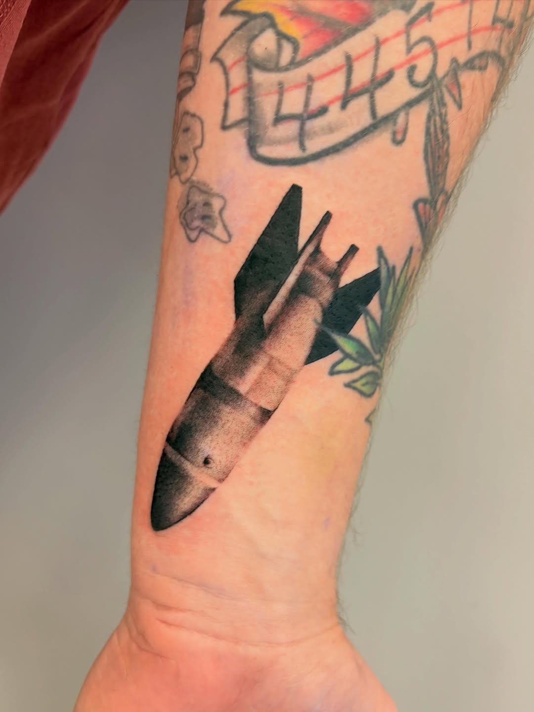 Tattoo by @shrimpfran — realism, black_and_grey