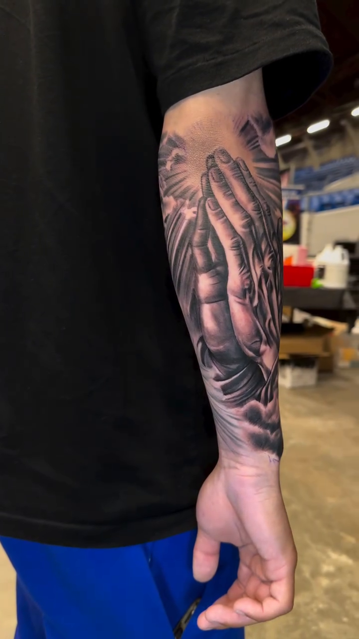 Tattoo by @consciouschildtattoo — realism, black_and_grey